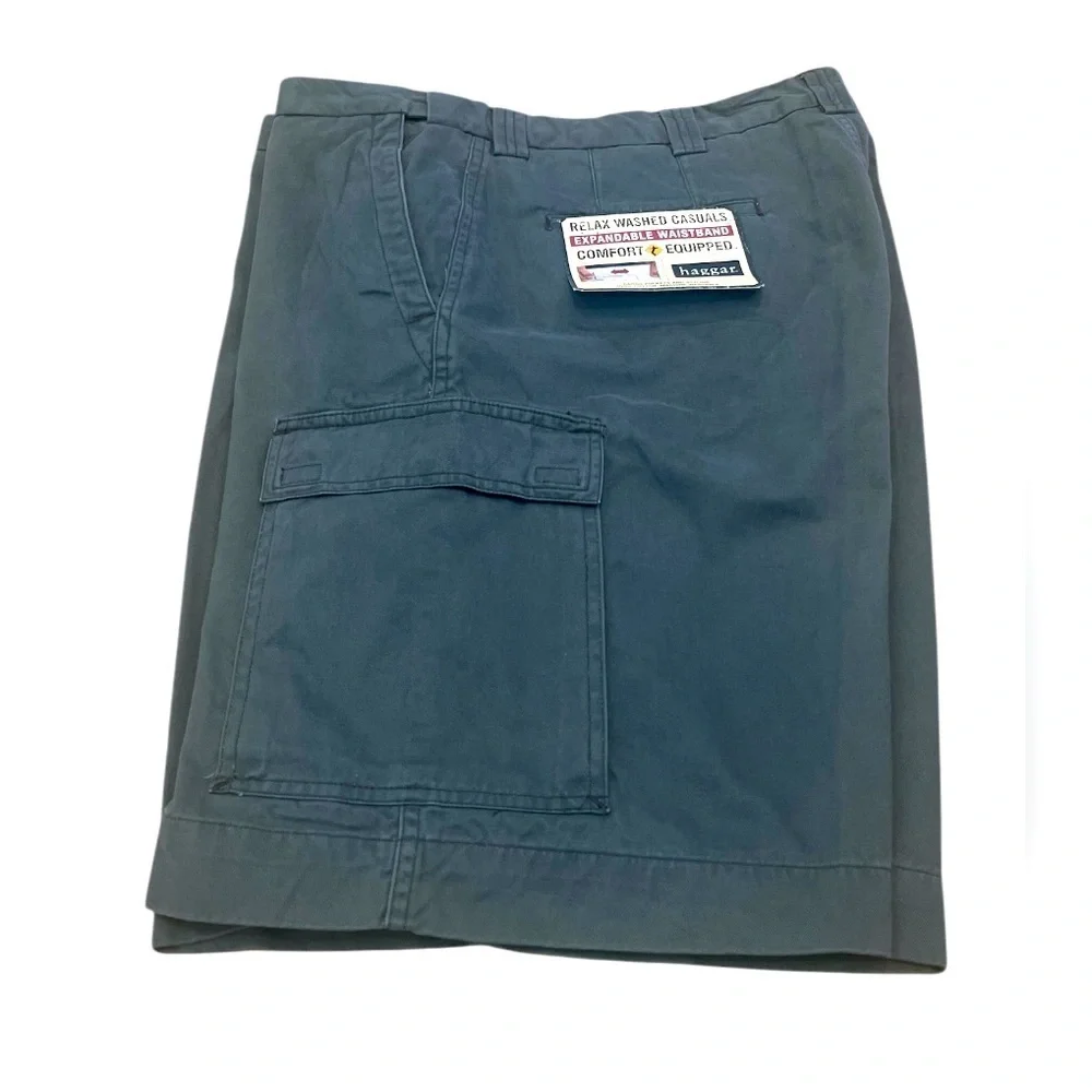 NWT-HAGGER Men's Gray Cargo Shorts 🩳